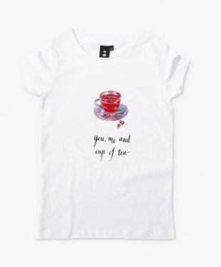 Жіноча футболка You, me and cup of tea