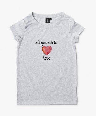 Жіноча футболка All you need is love
