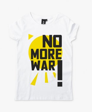 Жіноча футболка peace no more war