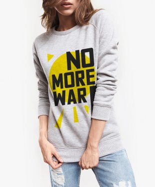 Жіночий світшот peace no more war