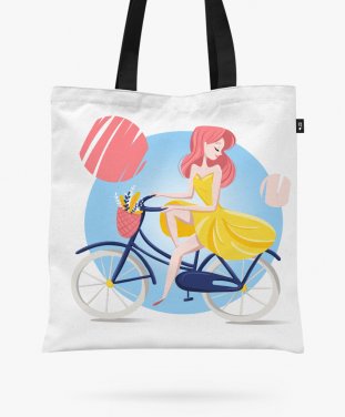 Авоська summer girl bicycle