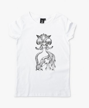 Жіноча футболка инопланетянка со зверем