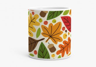 Чашка Осенние листья