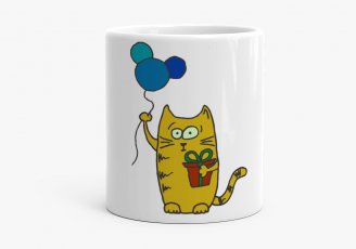 Чашка Желтый кот