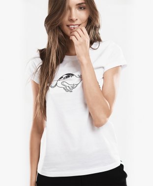 Жіноча футболка Бег за зайцем