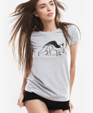 Жіноча футболка Собака и мышь