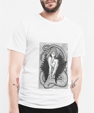 Чоловіча футболка Девушка-змея