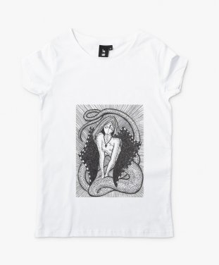 Жіноча футболка Девушка-змея