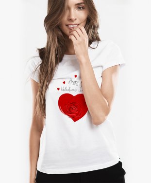 Жіноча футболка Happy Valentine's Day