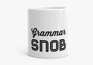 Чашка Grammar snob