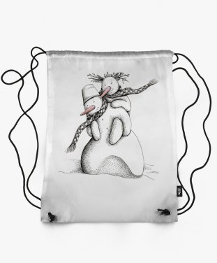 Рюкзак влюбленные снеговики