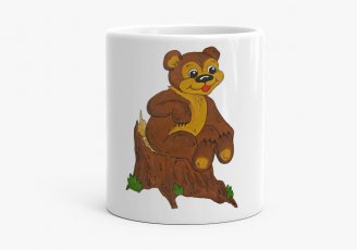 Чашка Веселый медвежонок