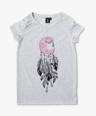 Жіноча футболка Месяц с перьями