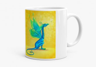 Чашка Голубой дракон