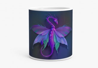 Чашка Фиолетовый дракон