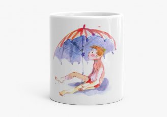 Чашка Малыш под зонтиком