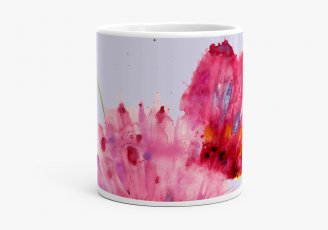 Чашка Цветочная акварель