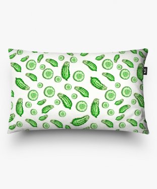Подушка прямокутна Cucumber pattern