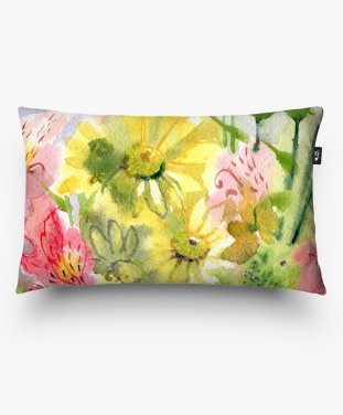Подушка прямокутна Весенние цветы