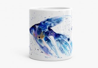 Чашка Космическая рыбка