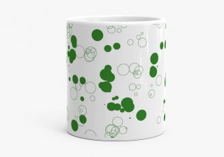 Чашка Зеленый горошек
