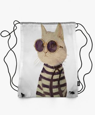 Рюкзак Кот в фиолетовых очках