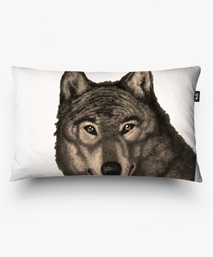 Подушка прямокутна Волк - Хранитель 