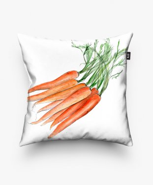 Подушка квадратна Морковка