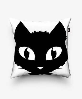 Подушка квадратна Black Cat