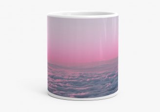 Чашка Розовый закат над облаками