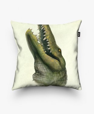 Подушка квадратна крокодил