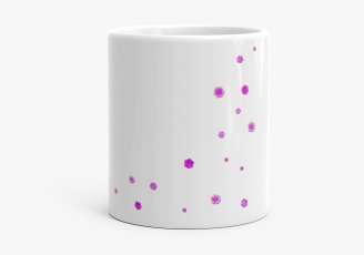Чашка floral background