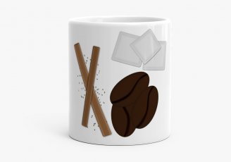 Чашка Сладкий кофе и корица