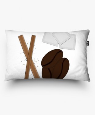 Подушка прямокутна Сладкий кофе и корица