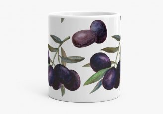 Чашка Черные оливки