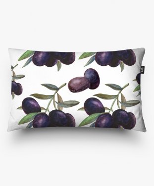 Подушка прямокутна Черные оливки