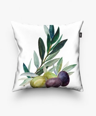 Подушка квадратна оливки