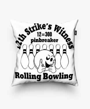 Подушка квадратна Rolling Bowling (pinbreaker)