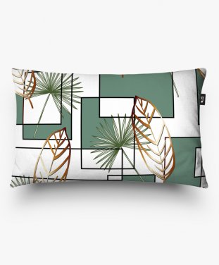 Подушка прямокутна  Тропические пальмовые листья