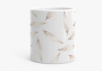 Чашка  Тропические пальмовые листья