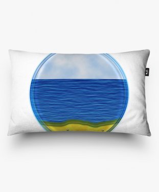 Подушка прямокутна Пляж и море