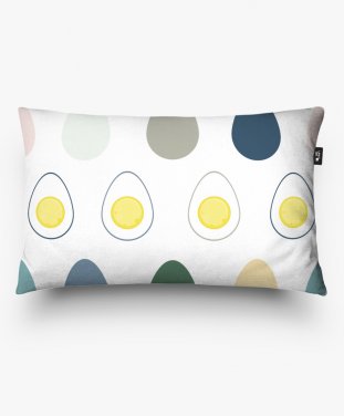Подушка прямокутна пасхальные яйца