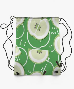Рюкзак зелені яблука