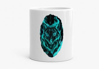 Чашка Синий волк