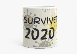 Чашка I survived 2020