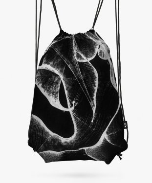 Рюкзак Абстрактный рисунок нитью на черном 5