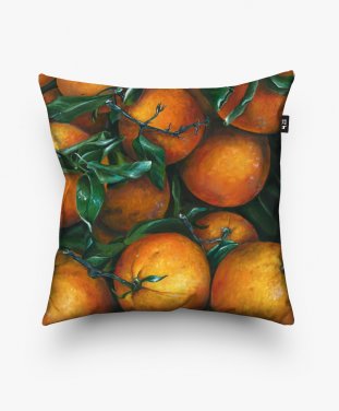 Подушка квадратна Апельсины