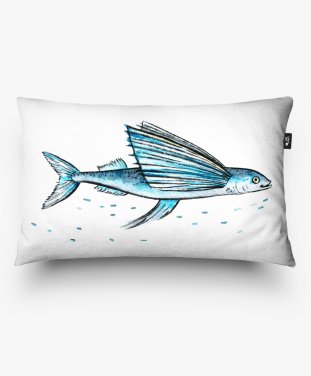 Подушка прямокутна Летюча рибка