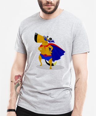 Чоловіча футболка Пёс супергерой