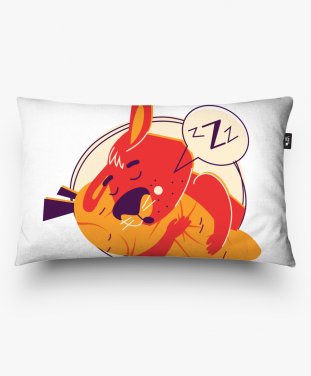 Подушка прямокутна Сплячий кролик